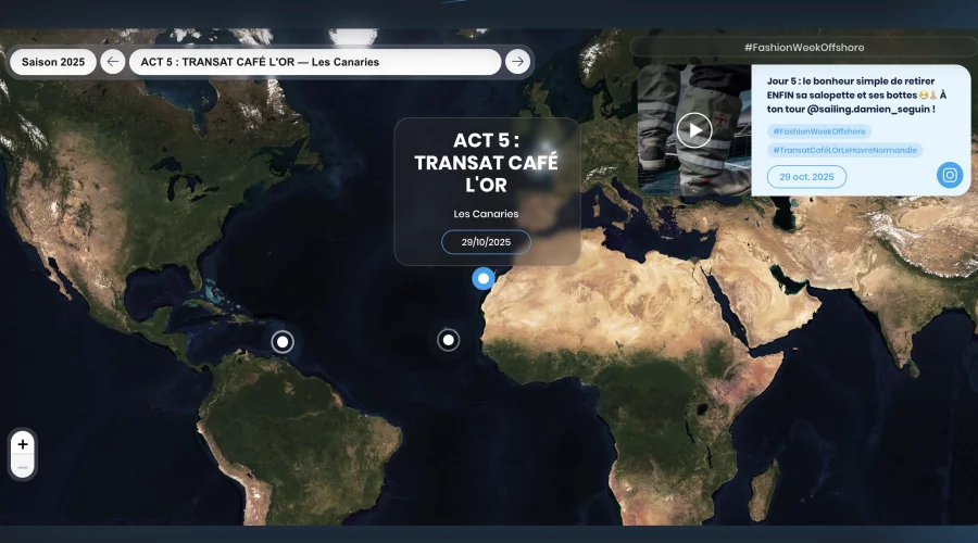 Interactive Leaflet map developed by Emmanuel Lechat, freelance front-end developer
