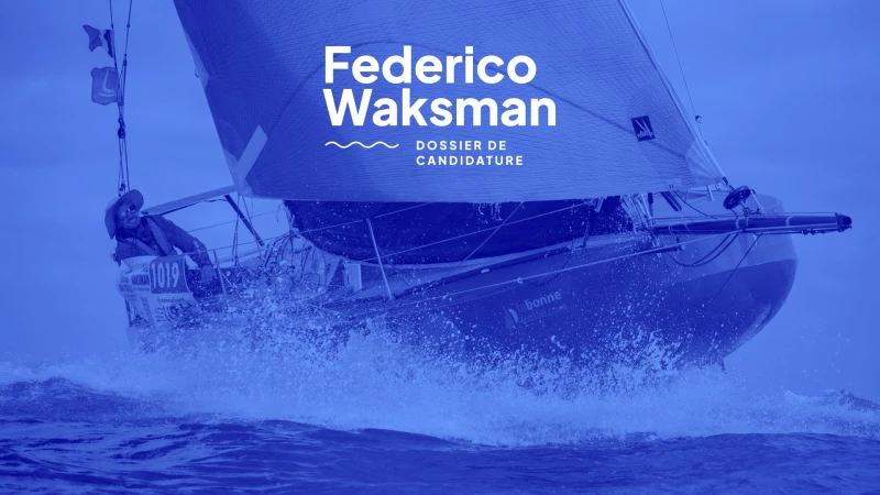 réaliser le site d'un skipper - Federico Waksman - Vainqueur de la Mini-Transat 2023