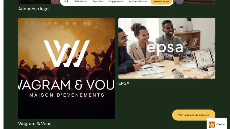 animations GSAP, scroll anim&eacute; Lenis &mdash; Agence 148 Agences & Studios &mdash; d&eacute;veloppeur front-end freelance Emmanuel Lechat &mdash; vue 6/11