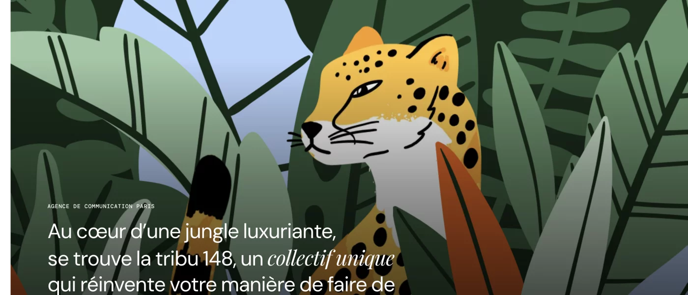 Site de l'agence 148, agence digitale nantaise, animations GSAP, Alpine.js et Lenis, vue 1/10, r&eacute;alisation Emmanuel Lechat