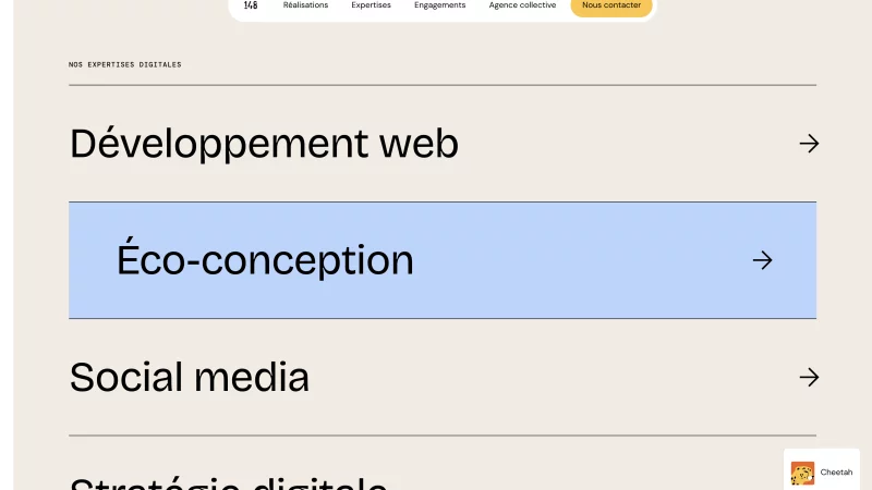 animations GSAP, scroll anim&eacute; Lenis &mdash; Agence 148 Agences & Studios &mdash; d&eacute;veloppeur front-end freelance Emmanuel Lechat &mdash; vue 4/11