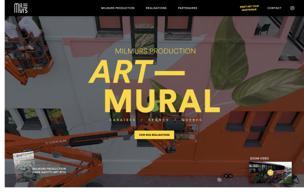 Production Street-Art - Montreal - Cara&iuml;bes &mdash; Milmurs