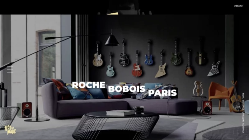 d&eacute;veloppement JavaScript, animations GSAP, site Kirby CMS sur-mesure &mdash; hey we make Agences & Studios &mdash; d&eacute;veloppeur front-end freelance Emmanuel Lechat &mdash; vue 2/7