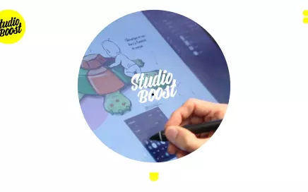 Portfolio de Studio Boost, studio de design de jouets &agrave; Nantes, Barba.js et Kirby CMS, r&eacute;alisation Emmanuel Lechat