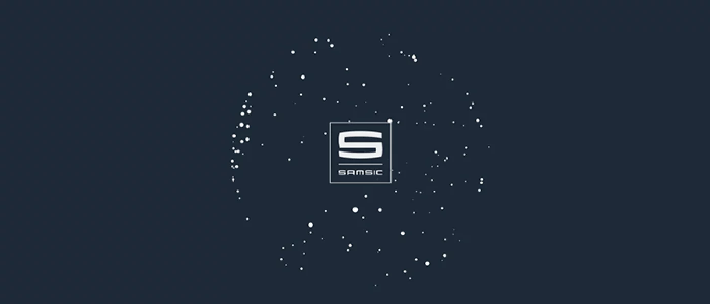 int&eacute;gration HTML/CSS, d&eacute;veloppement JavaScript &mdash; Voeux Samsic Animation & Motion design &mdash; d&eacute;veloppeur front-end freelance Emmanuel Lechat &mdash; vue 1/3