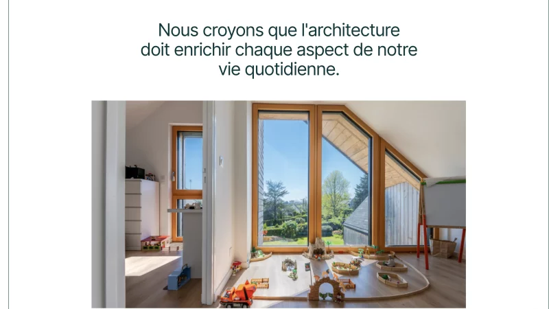 d&eacute;veloppement Webflow &mdash; Archiblock Architecture &mdash; d&eacute;veloppeur front-end freelance Emmanuel Lechat &mdash; vue 3/12