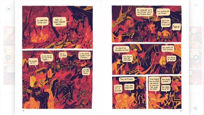 d&eacute;veloppement JavaScript, site Kirby CMS sur-mesure &mdash; L'&acirc;ge d'or BD num&eacute;rique &mdash; d&eacute;veloppeur front-end freelance Emmanuel Lechat &mdash; vue 4/7