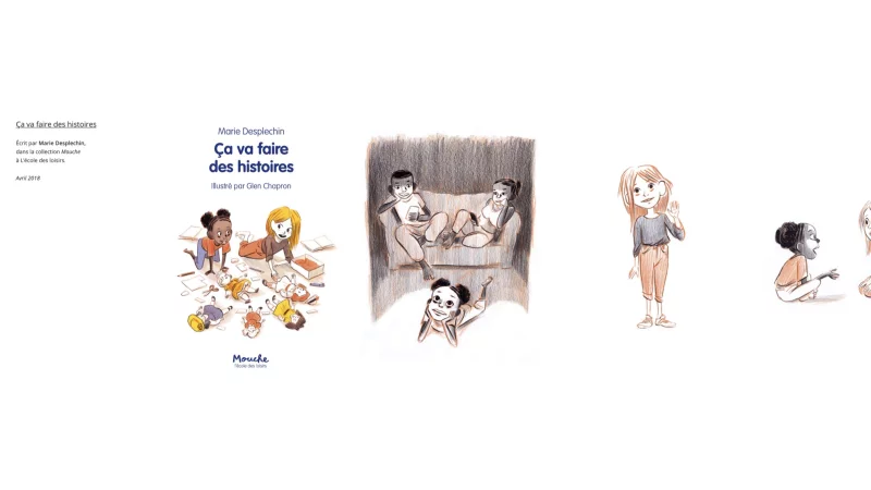 int&eacute;gration HTML/CSS, d&eacute;veloppement JavaScript &mdash; Glen Chapron BD num&eacute;rique &mdash; d&eacute;veloppeur front-end freelance Emmanuel Lechat &mdash; vue 3/4