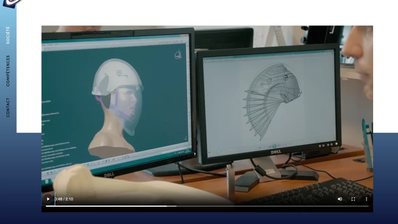 int&eacute;gration HTML/CSS, d&eacute;veloppement JavaScript &mdash; Actech innovation Communication scientifique &mdash; d&eacute;veloppeur front-end freelance Emmanuel Lechat &mdash; vue 5/9