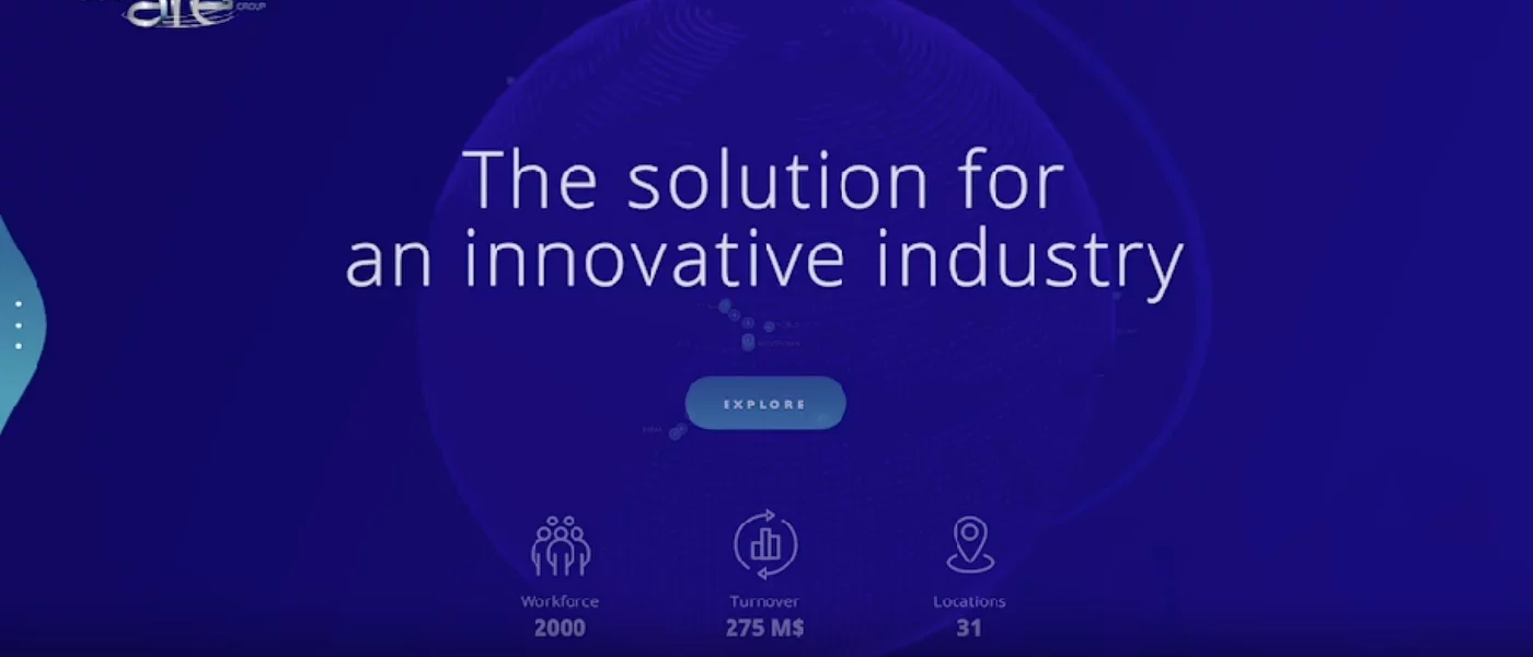 animations GSAP, d&eacute;veloppement Vue.js &mdash; Groupe WeAre &mdash; freelance front-end Emmanuel Lechat &mdash; vue 1/7