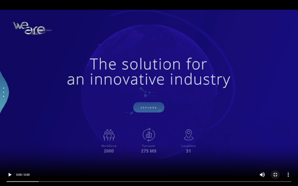 Borne tactile 3D WebGL pour le salon du Bourget &mdash; Groupe WeAre