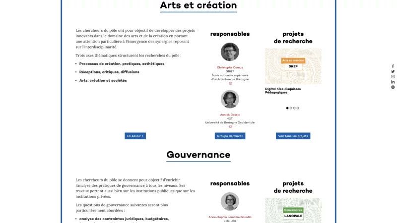 int&eacute;gration HTML/CSS, d&eacute;veloppement JavaScript &mdash; MSHB Institutionnel &mdash; d&eacute;veloppeur front-end freelance Emmanuel Lechat &mdash; vue 2/9