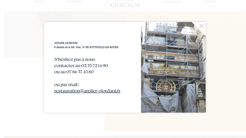 site Kirby CMS sur-mesure &mdash; Atelier Giordani Culturel & Mus&eacute;ographie &mdash; d&eacute;veloppeur front-end freelance Emmanuel Lechat &mdash; vue 12/15