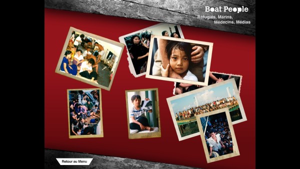 Exposition "Les bateaux de l'exil" &mdash; Boat-people photos
