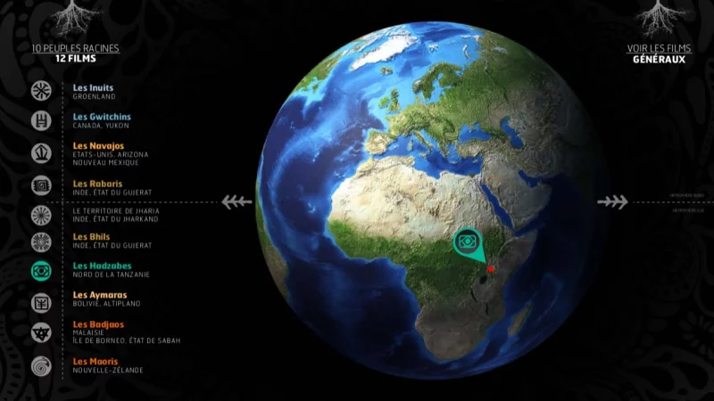 application Flash interactive &mdash; Bornes Tactiles &laquo;Peuples Racines&raquo; Culturel & Mus&eacute;ographie &mdash; d&eacute;veloppeur front-end freelance Emmanuel Lechat &mdash; vue 3/6