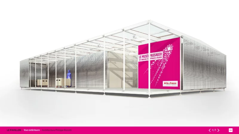 application Flash interactive, programmation AS3, application offline &mdash; Le mus&eacute;e passager Culturel & Mus&eacute;ographie &mdash; d&eacute;veloppeur front-end freelance Emmanuel Lechat &mdash; vue 6/6