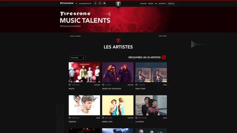 int&eacute;gration HTML/CSS, animations GSAP &mdash; Firestone Tourisme, &eacute;v&eacute;nementiel et culturel &mdash; d&eacute;veloppeur front-end freelance Emmanuel Lechat &mdash; vue 5/14