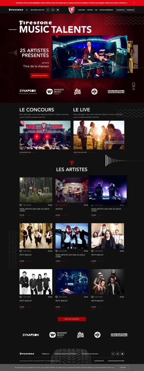  Firestone Music Talents Site événementiel
