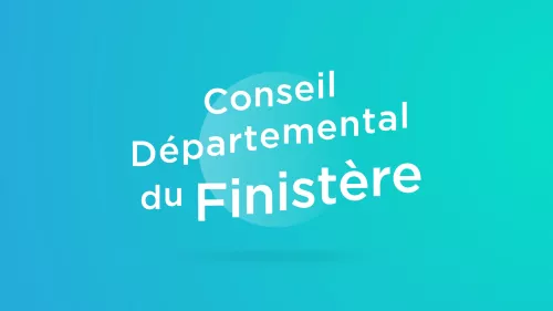 Motion-design infographie  Infographie vidéo présentant l'action du département du Finistère.