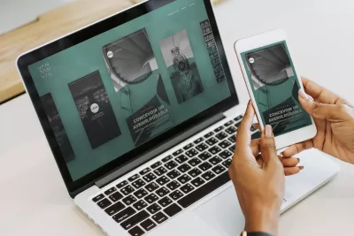 Van Dan Vil site, bespoke web development and front-end integration