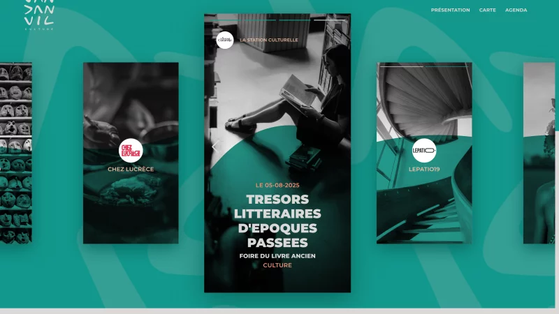 int&eacute;gration HTML/CSS, d&eacute;veloppement JavaScript, site Kirby CMS sur-mesure &mdash; Van Dan Vil Culturel & Mus&eacute;ographie &mdash; d&eacute;veloppeur front-end freelance Emmanuel Lechat &mdash; vue 3/4