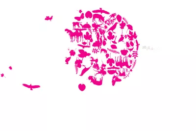 Greeting card animation for the Ministry, interactive HTML5 motion design