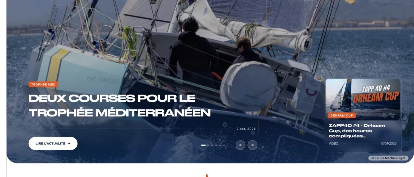 Official Class40 website, offshore racing in 40-foot monohulls