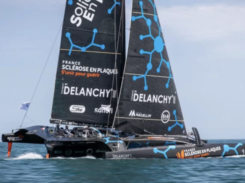 D&eacute;fi Voile Solidaires en Peloton site, interactive map and Ocean 50 race tracker