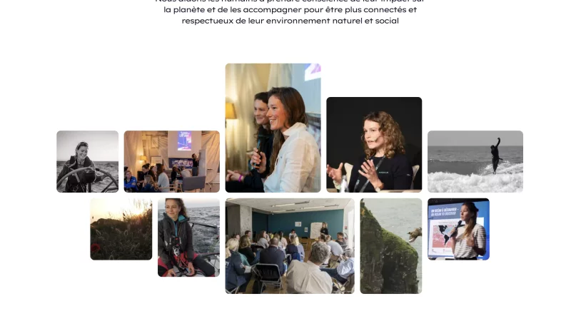 scroll anim&eacute; Lenis, animations GSAP, int&eacute;gration HTML/CSS &mdash; foen agency Nautisme &mdash; d&eacute;veloppeur front-end freelance Emmanuel Lechat &mdash; vue 5/8