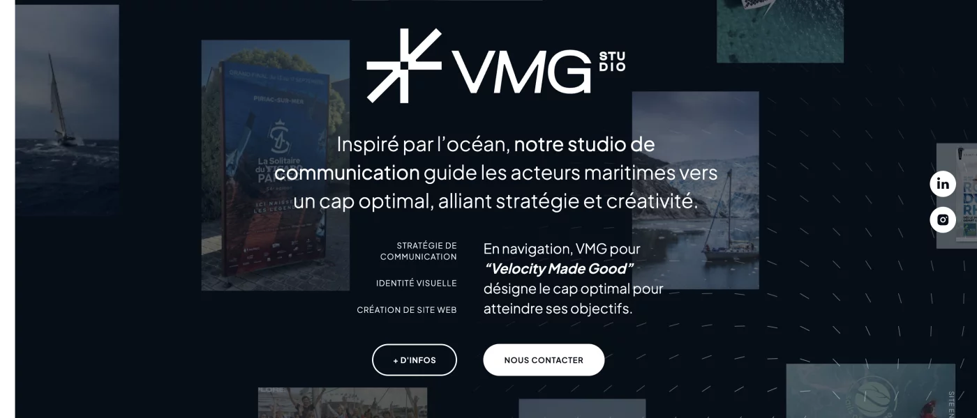 animations GSAP &mdash; VMG Studio Nautisme &mdash; d&eacute;veloppeur front-end freelance Emmanuel Lechat &mdash; vue 4/6