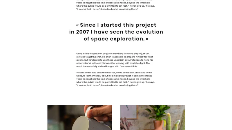 int&eacute;gration HTML/CSS, d&eacute;veloppement JavaScript &mdash; Faim magazine Presse &mdash; d&eacute;veloppeur front-end freelance Emmanuel Lechat &mdash; vue 4/9