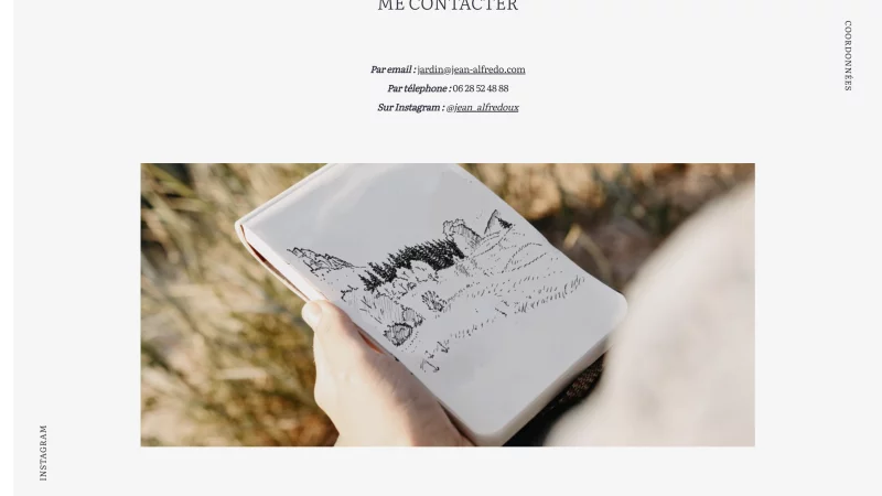 site Kirby CMS sur-mesure &mdash; Jean Alfredo Tourisme, &eacute;v&eacute;nementiel et culturel &mdash; d&eacute;veloppeur front-end freelance Emmanuel Lechat &mdash; vue 6/7