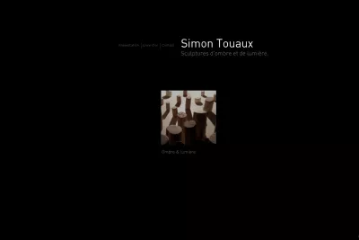 Portfolio of Simon Touaux, visual artist specialising in shadow and light works
