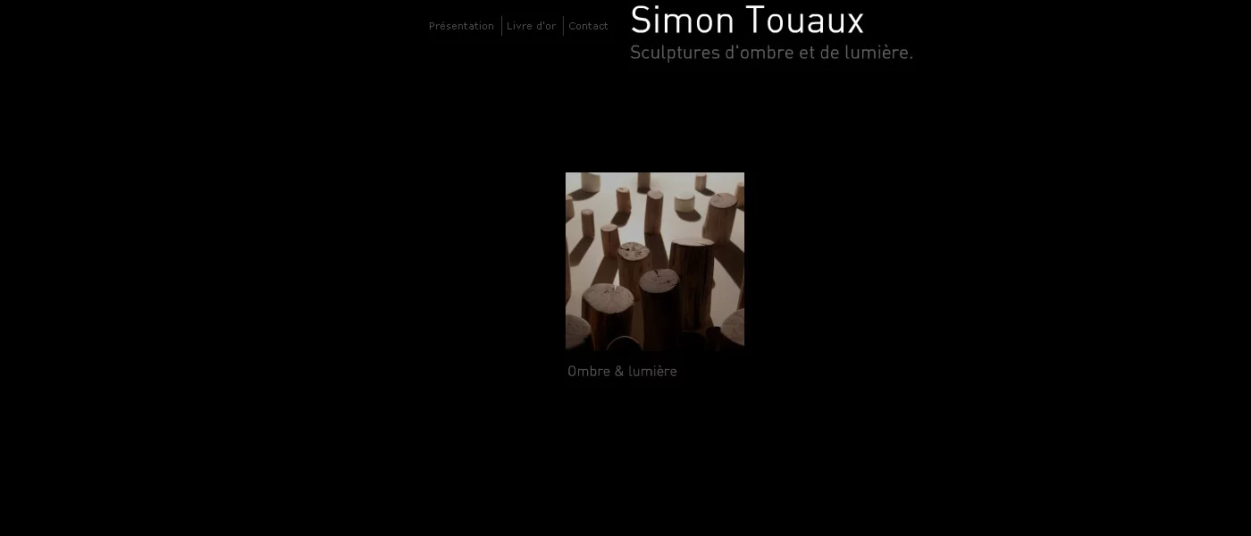 int&eacute;gration HTML/CSS, d&eacute;veloppement JavaScript &mdash; Simon Touaux Portfolios & Books &mdash; d&eacute;veloppeur front-end freelance Emmanuel Lechat &mdash; vue 1/6